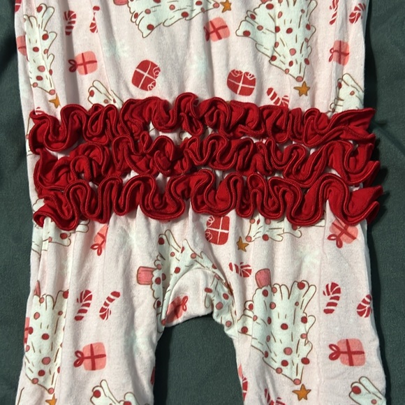 Caden Lane Christmas Two Way Zipper One Piece - Picture 4 of 7